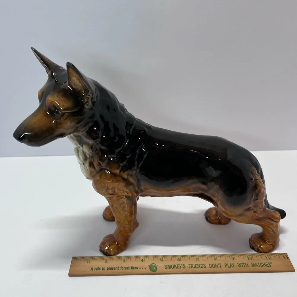 Vintage Goebel Standing German Shepherd Dog Figurine 30022-38 - Picture 14 of 16